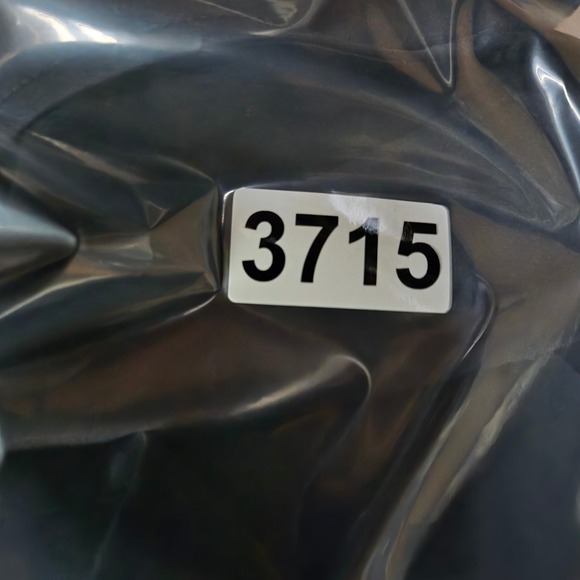 Abercrombie & Fitch Peplum Top Womens Small Black Satin Button Front Tie Cuff - Picture 9 of 9